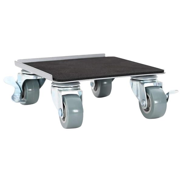 vidaXL 4 db b&uacute;torg&ouml;rgő emelővel, 13,5x13,5x6 cm, ac&eacute;l, 1300 kg