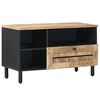 vidaXL T&aacute;rol&oacute; szekr&eacute;nyek Barna 80 x 33,5 x 46 cm T&ouml;m&ouml;r Mang&oacute;f&aacute;t