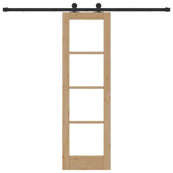 vidaXL Cs&uacute;sz&oacute; ajt&oacute; ORKDAL Term&eacute;szetes 61 x 198,5 cm