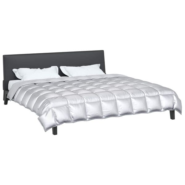 vidaXL T&eacute;li takar&oacute; Ez&uuml;st 240 x 200 cm Satin &eacute;s Mikrosz&aacute;las