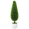 vidaXL Műnövény Zöld 24 x 24 x 90 cm Műanyag