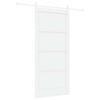 vidaXL Cs&uacute;sz&oacute; ajt&oacute; ORKDAL 93 x 202 cm Szerelt Fa Feh&eacute;r