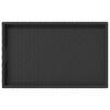 vidaXL fekete összecsukható polyrattan tálcaasztal 65 x 40 x 75 cm