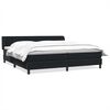 vidaXL fekete b&aacute;rsony rug&oacute;s &aacute;gy matraccal 180x210 cm
