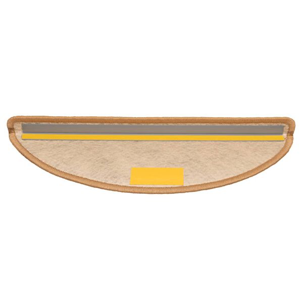 vidaXL 30 db l&eacute;pcsőszőnyegek &ouml;ntapad&oacute;s sziz&aacute;l kin&eacute;zetű 56x17x3 cm