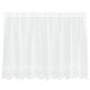 vidaXL Csipk&eacute;s F&uuml;gg&ouml;ny f&uuml;gg&ouml;ny&ouml;kkel Feh&eacute;r 80 x 200 cm Poli&eacute;szter