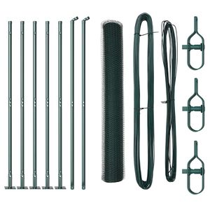 vidaXL Ker&iacute;t&eacute;soszlop Z&ouml;ld