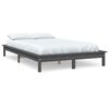 vidaXL sz&uuml;rke t&ouml;m&ouml;r fenyőfa &aacute;gykeret 120 x 190 cm (Small Double)
