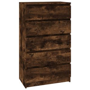 vidaXL f&uuml;st&ouml;s t&ouml;lgy szerelt fa fi&oacute;kos szekr&eacute;ny 60 x 36 x 103 cm