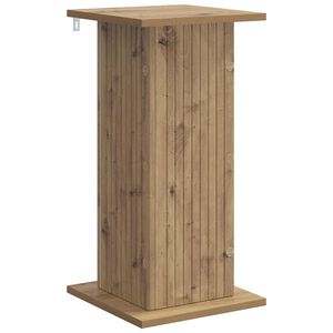 vidaXL N&ouml;v&eacute;ny&aacute;llv&aacute;ny K&eacute;zműves T&ouml;lgy 30,5 x 30 x 60,5 cm Szerelt Fa