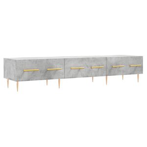 vidaXL betonsz&uuml;rke szerelt fa TV-szekr&eacute;ny 150 x 36 x 50 cm