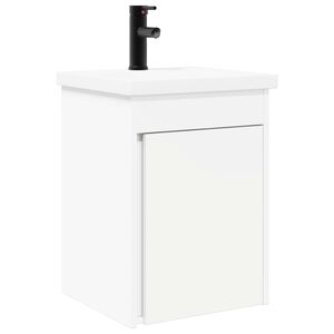 vidaXL F&uuml;rdőszobai pultcsapteleppel Feh&eacute;r 42 x 40 x 74,5 cm
