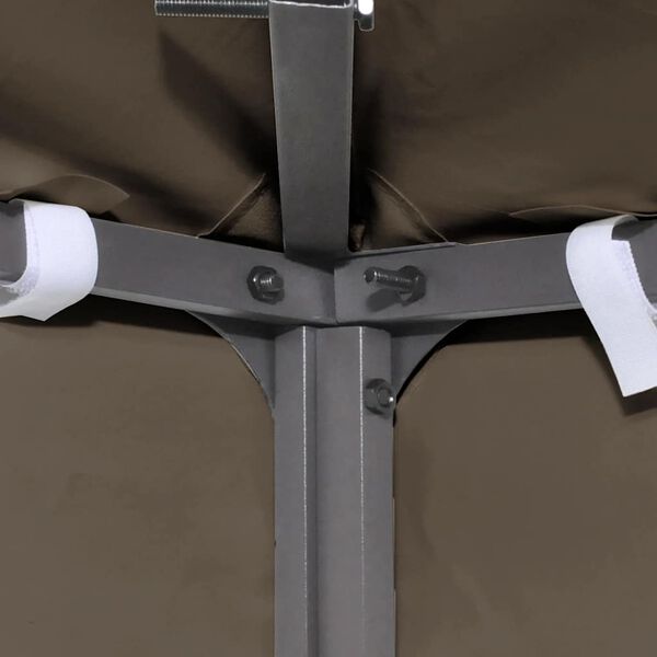 vidaXL tópszínű pavilon tetőponyva 310 g/m² 3 x 4 m