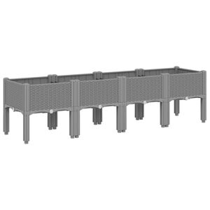 vidaXL vil&aacute;gossz&uuml;rke PP r&aacute;csos kerti &uuml;ltetől&aacute;da 160 x 40 x 42 cm