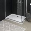 vidaXL Zuhanyt&aacute;lc&aacute;k 70 x 100 x 4 cm ABS