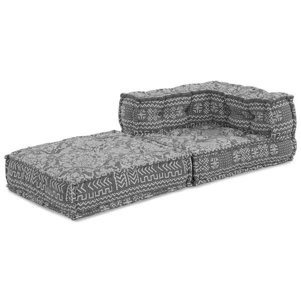 vidaXL Modul&aacute;ris Sarok Kanap&eacute; Vil&aacute;gossz&uuml;rke 70 x 70 x 56 cm sz&ouml;vet