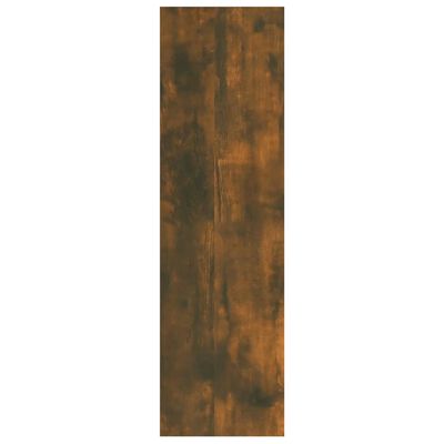 vidaXL füstös tölgy színű szerelt fa fali polc 75 x 16 x 55 cm