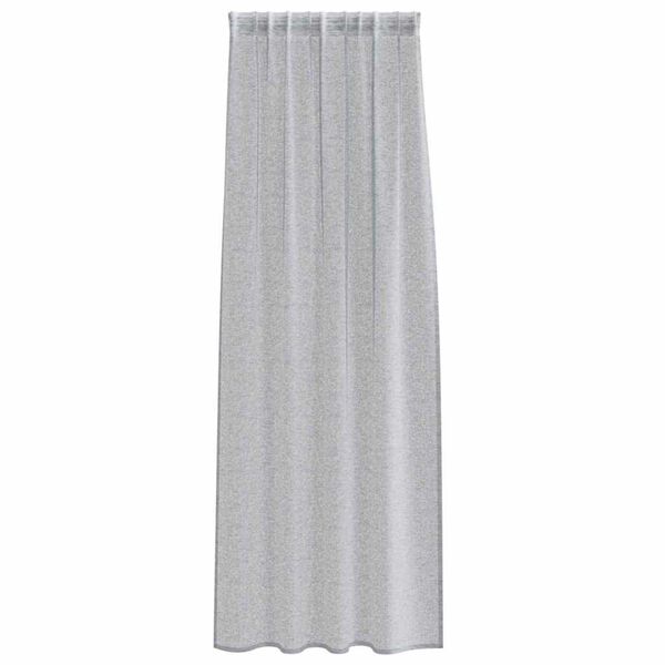 vidaXL Voile F&uuml;gg&ouml;ny 2 pcs S&ouml;t&eacute;tsz&uuml;rke 225 x 140 cm Poli&eacute;szter