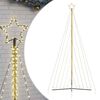 vidaXL meleg feh&eacute;r LED kar&aacute;csonyfa 570 LED 399 cm