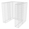 vidaXL ac&eacute;l gabion 1 db gurul&oacute;s kuk&aacute;hoz 110 x 100 x 120 cm