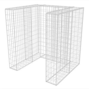 vidaXL ac&eacute;l gabion 1 db gurul&oacute;s kuk&aacute;hoz 110 x 100 x 120 cm