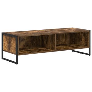 vidaXL TV szekr&eacute;ny 100 x 36.5 x 30.5 cm F&uuml;st&ouml;s t&ouml;lgy Szerelt Fa