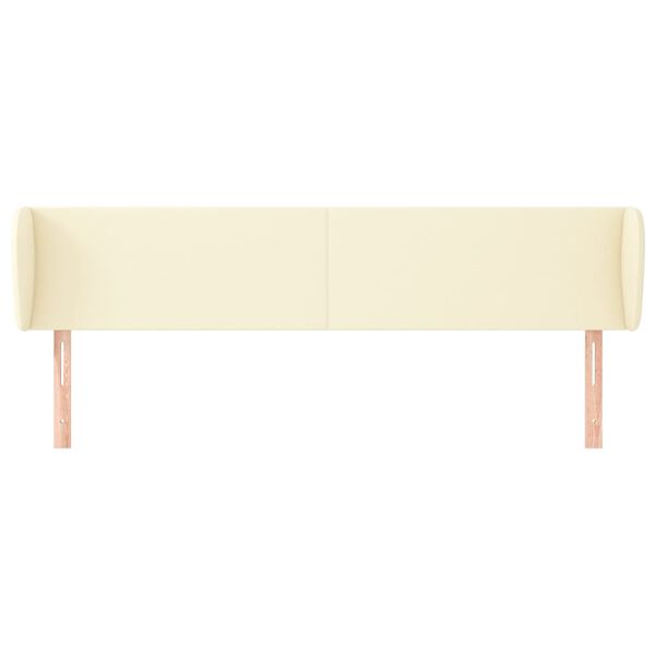 vidaXL kr&eacute;msz&iacute;nű műbőr sz&aacute;rnyas fejt&aacute;mla 163x23x78/88 cm