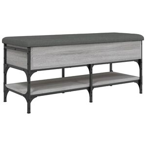 vidaXL sz&uuml;rke sonoma sz&iacute;nű szerelt fa cipőt&aacute;rol&oacute; pad 102 x 42 x 45 cm