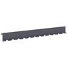vidaXL Fűszeg&eacute;lyez&eacute;s 20 db 102 x 10 x 4 cm Ac&eacute;l Antracitsz&uuml;rke