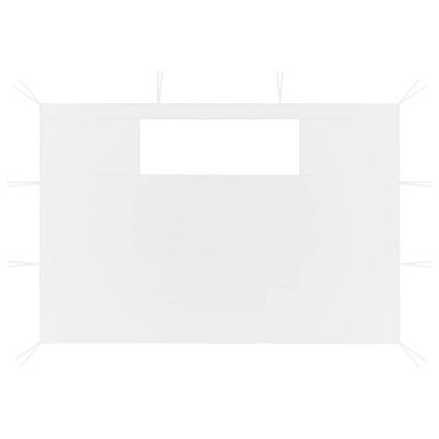 vidaXL 2 db fehér ablakos pavilonfal 4,5 x 2,1 m 70 g/m²