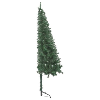 vidaXL zöld PVC megvilágított sarok műkarácsonyfa 120 cm