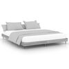 vidaXL sz&uuml;rke sonoma sz&iacute;nű szerelt fa &aacute;gykeret matrac n&eacute;lk&uuml;l 160x200cm