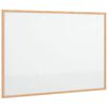 vidaXL m&aacute;gneses feh&eacute;rt&aacute;bla t&ouml;m&ouml;r fenyőfa kerettel 80x55 cm