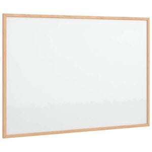 vidaXL m&aacute;gneses feh&eacute;rt&aacute;bla t&ouml;m&ouml;r fenyőfa kerettel 80x55 cm