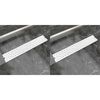 vidaXL 2db line&aacute;ris rozsdamentes ac&eacute;l bubor&eacute;k zuhany lefoly&oacute; 630x140mm