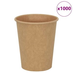 vidaXL 1000 db barna pap&iacute;r k&aacute;v&eacute;scs&eacute;sz&eacute;k 8oz 200ml