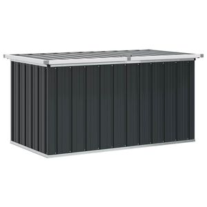 vidaXL antracitsz&uuml;rke kerti t&aacute;rol&oacute;l&aacute;da 129 x 67 x 65 cm