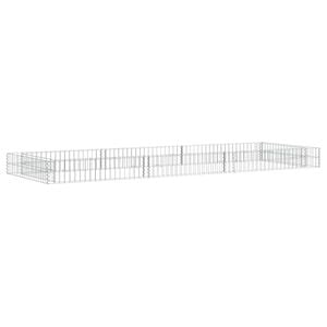 vidaXL horganyzott ac&eacute;l gabion magas&aacute;gy&aacute;s 300 x 100 x 20 cm