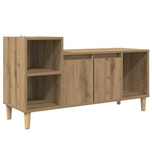 vidaXL TV szekr&eacute;ny 100 x 35 x 55 cm Artisan t&ouml;lgy Szerelt Fa