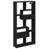 vidaXL fekete szerelt fa faliszekr&eacute;ny 50 x 15 x 100 cm