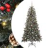 vidaXL Mű kar&aacute;csonyfa Z&ouml;ld 240 cm PVC &eacute;s Műanyag &eacute;s Ac&eacute;l