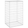 vidaXL horganyzott ac&eacute;l gabion fal fed&eacute;llel 60 x 50 x 100 cm