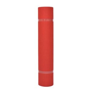 vidaXL Szőnyeg Egysz&iacute;nű Piros 1 x 24 m Sz&ouml;vet