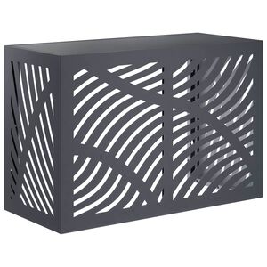vidaXL L&eacute;gkondicion&aacute;l&oacute; Takar&oacute; Antracitsz&uuml;rke 90 x 40 x 60 cm Ac&eacute;l