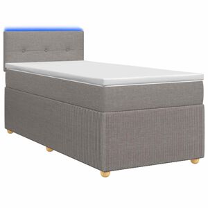 vidaXL Boxspring &aacute;gy matraccal fejt&aacute;ml&aacute;val T&oacute;psz&iacute;nű 80 x 200 cm Sz&ouml;vet