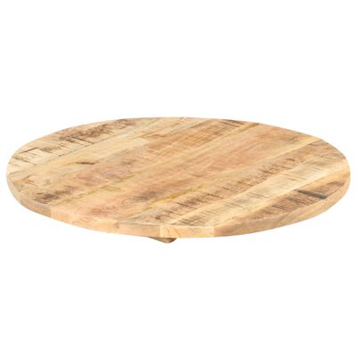 vidaXL kerek tömör mangófa asztallap 25-27 mm 60 cm