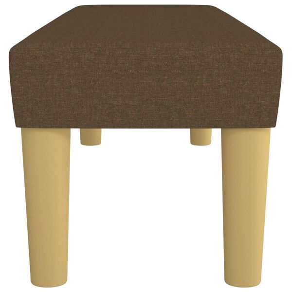 vidaXL barna szövet pad 100 x 30 x 30 cm