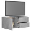 vidaXL betonszürke szerelt fa TV-szekrény 80 x 34 x 36 cm