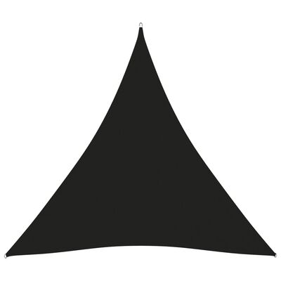 vidaXL fekete háromszögű oxford-szövet napvitorla 5 x 5 x 5 m