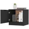 vidaXL 2 db fekete éjjeliszekrény 40 x 39 x 40 cm